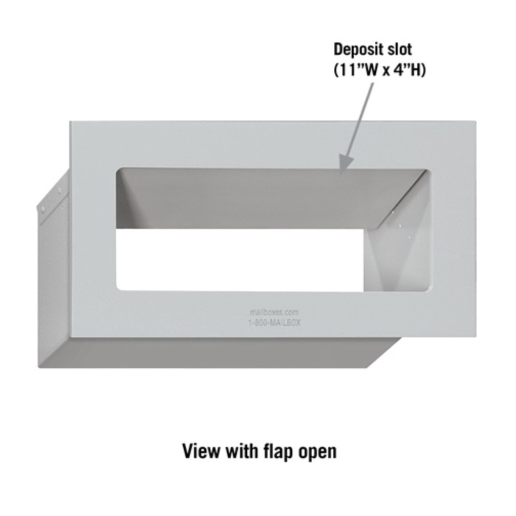 Wall Mail Drop Slot - through the wall mail slot