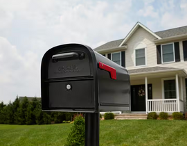 Traditional Locking Mailbox Front and Rear Access Traditional Locking Mailbox Front and Rear Access
