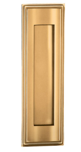 Brass Vertical mail slot