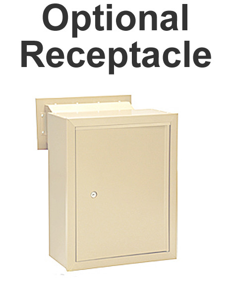 Wall Mail Drop Slot through the wall mail slot