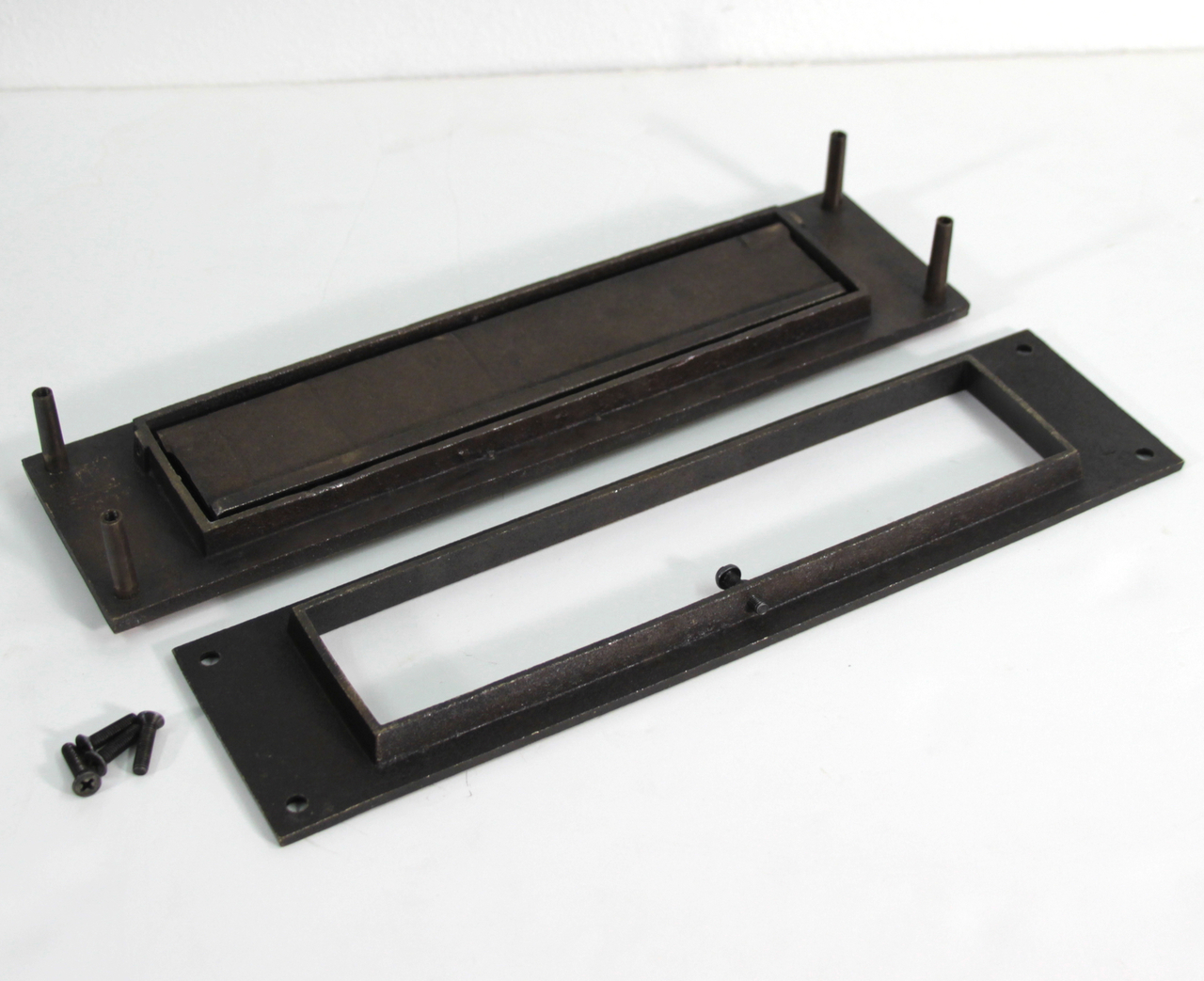 Embossed Brass Door Mail Slot Mail Slots Residential and Commercial