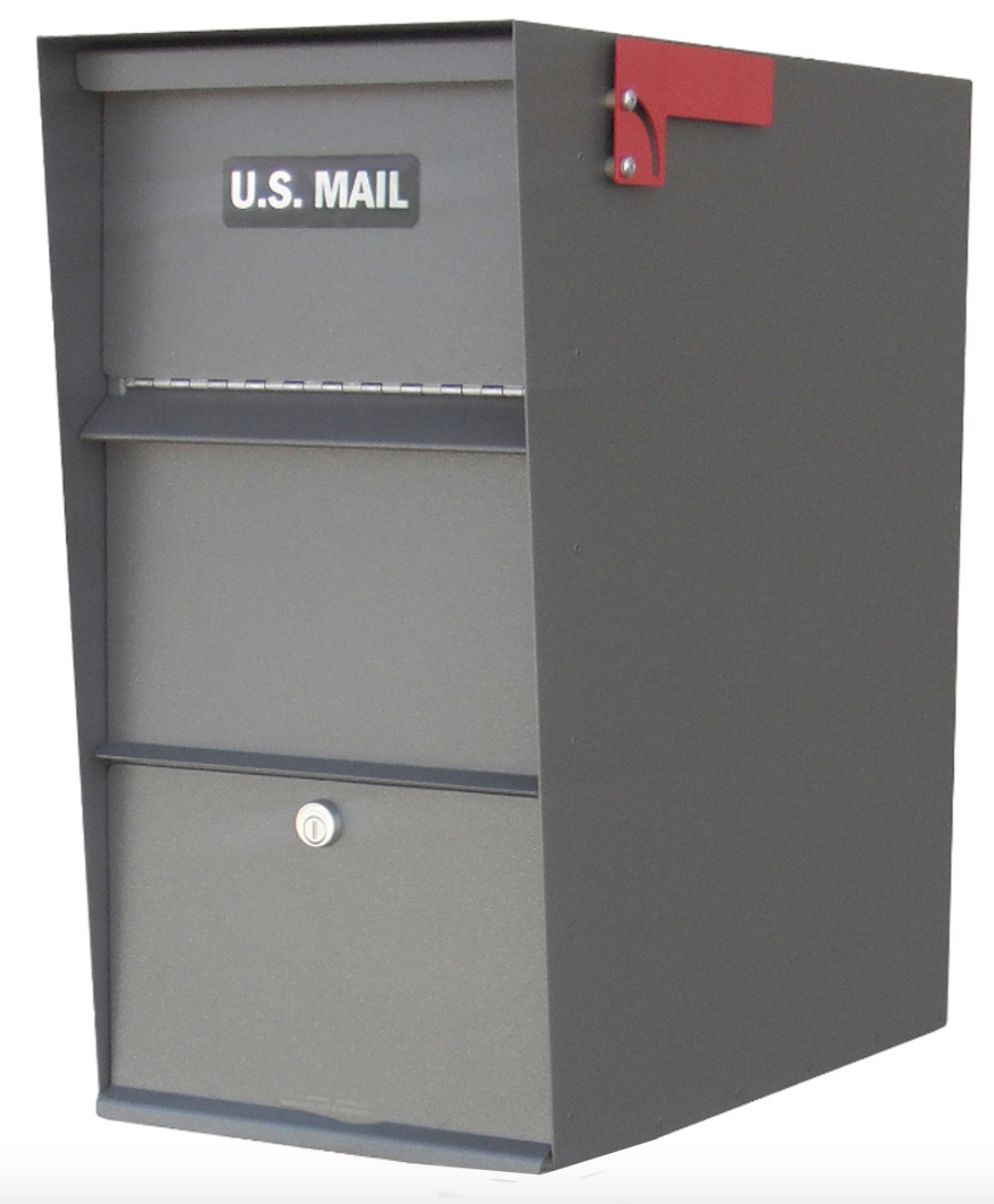 Locking Mailbox with Hopper Door Column Locking Mailboxes