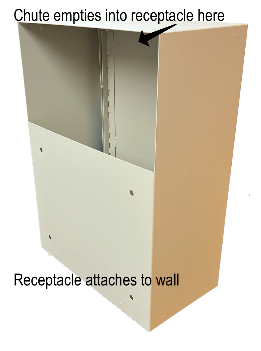 Through the Wall Letter Drop Slot with Chute