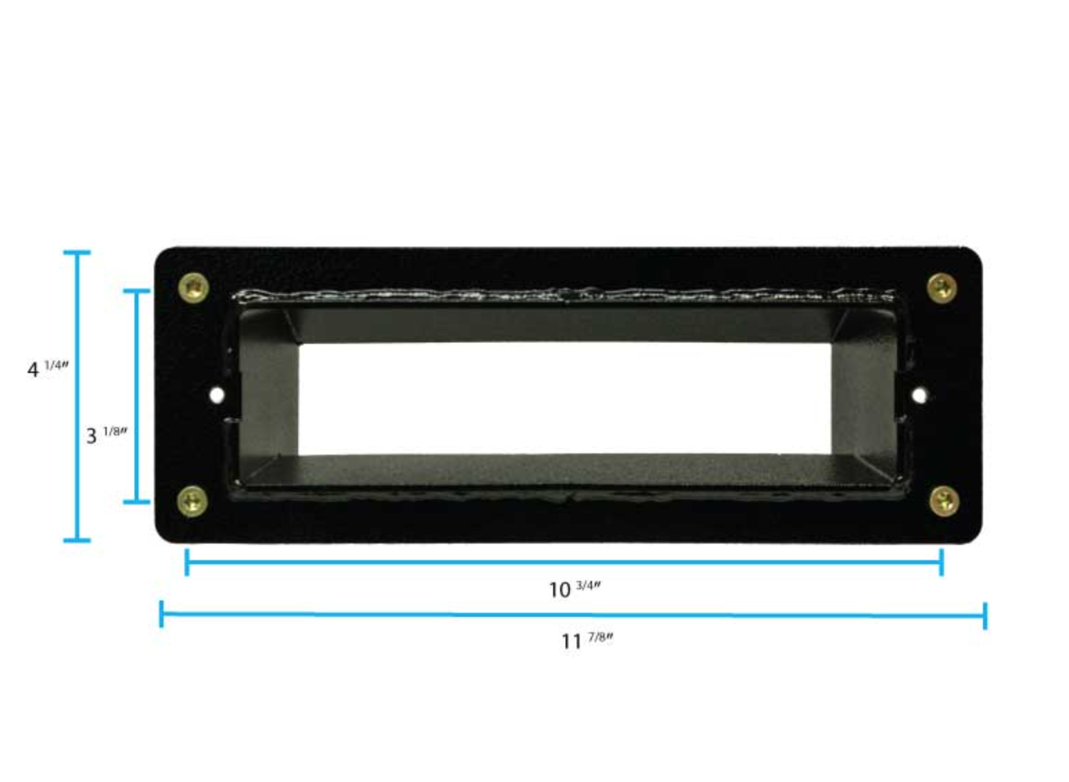 Through Wall Mail Drop Slot with Optional Receptacle - Locking Security ...