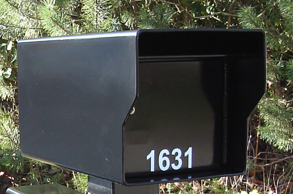 Large Rural Locking Mailbox 3 Gauge Steel Extra Heavy Duty Mailbox Locking Security Mailbox