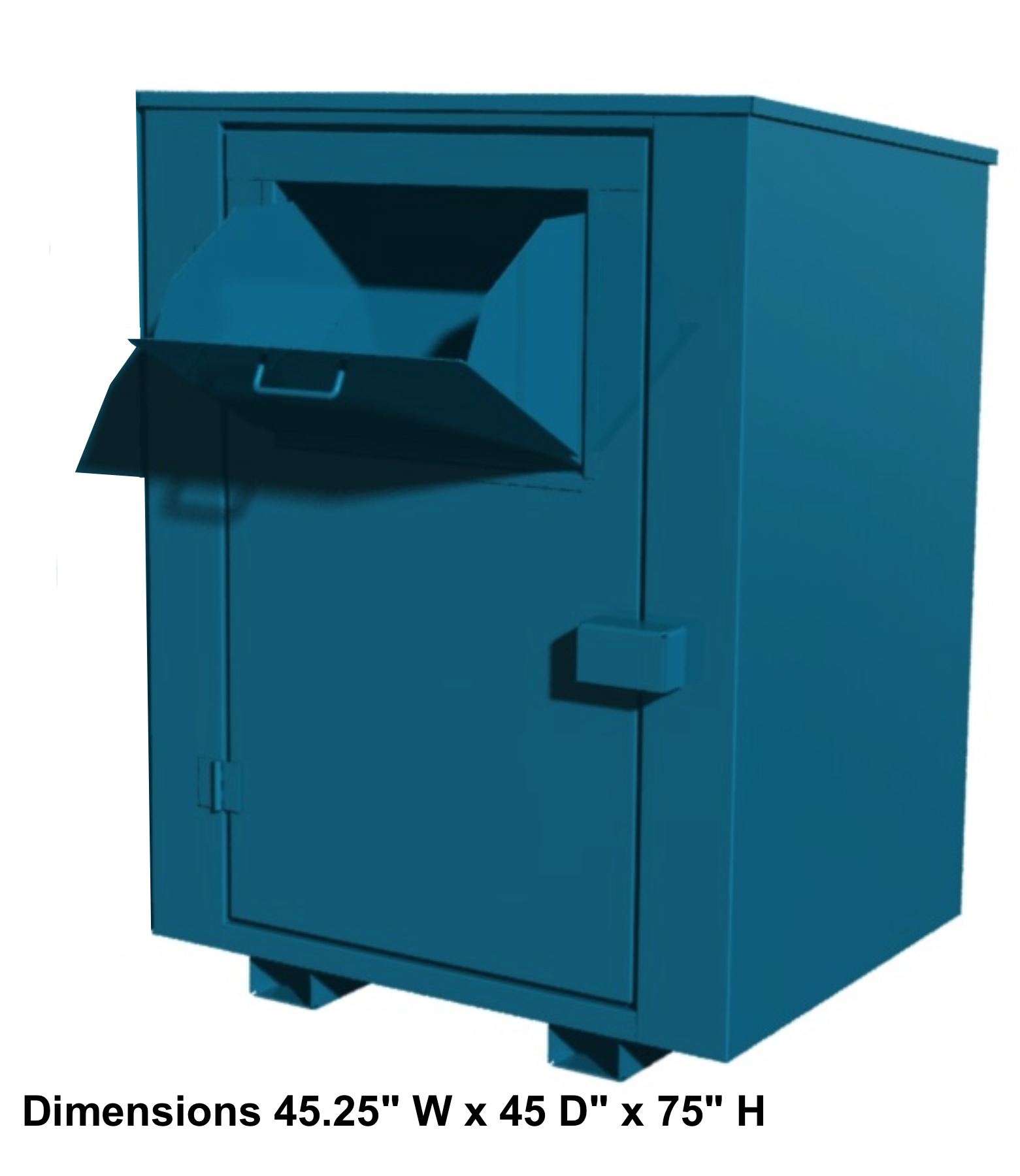 Large Package Freestanding Drop Bin Donation Bin