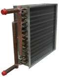 12" X 12" - Water to Air Heat Exchanger, Off Grid Supply