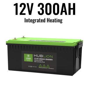 Lithium Ion Battery -  HUB-12.8V-300-LFP-8D
