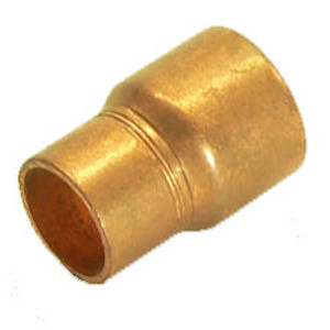 Reducing Copper Coupler 3/4" x 1/2"