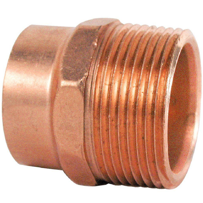 1" Copper x Male Adapter