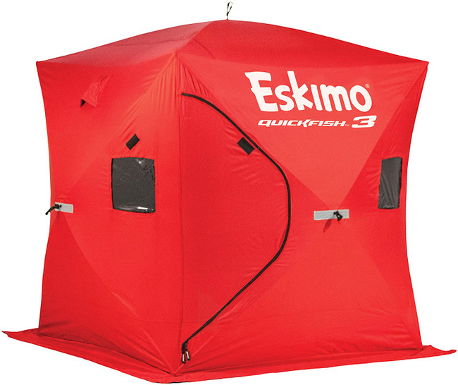 Quick Fish 3, ice fishing tent, off grid supply