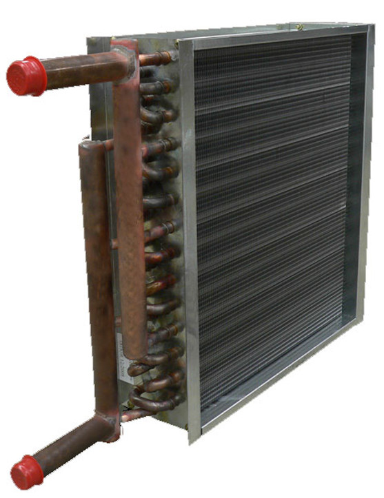 18" x 20" Water to Air Heat Exchanger (1” FTG Solder Connection), Off Grid Supply