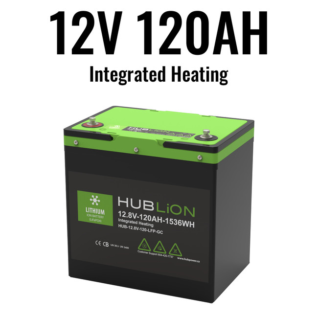 Lithium Ion Battery -HUB-12.8V-120-LFP-GC