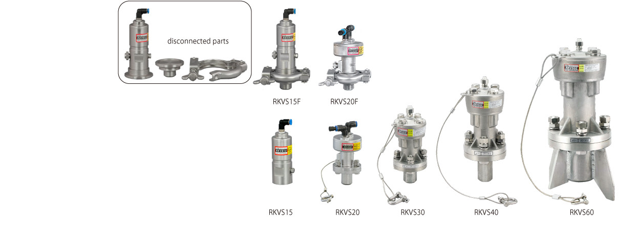 Stainless air knocker RKVS series