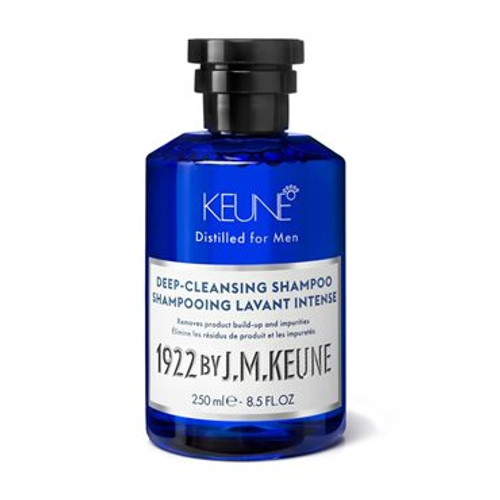 1922 BY J.M. KEUNE DEEP-CLEANSING SHAMPOO

For that squeaky-clean feeling.  This clarifying shampoo thoroughly removes product build-up. Contains creatine, hemp and bamboo extract. Follow up with the conditioner of your choice.