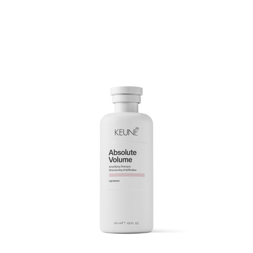 Keune Care Absolute Volume Amplifying Shampoo for fine, flat hair to create lightweight volume and body.