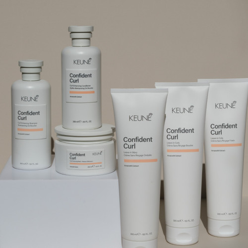Keune Care Confident Curl professional haircare range for wavy curly and coily hair