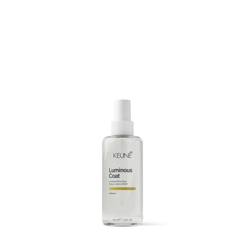 Keune Care Luminous Coat Shine Spray 200ml heat activated anti-frizz treatment for glossy hair