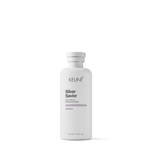 Keune Care Silver Savior Silver Shampoo 300ml purple shampoo for blonde grey silver and lightened hair