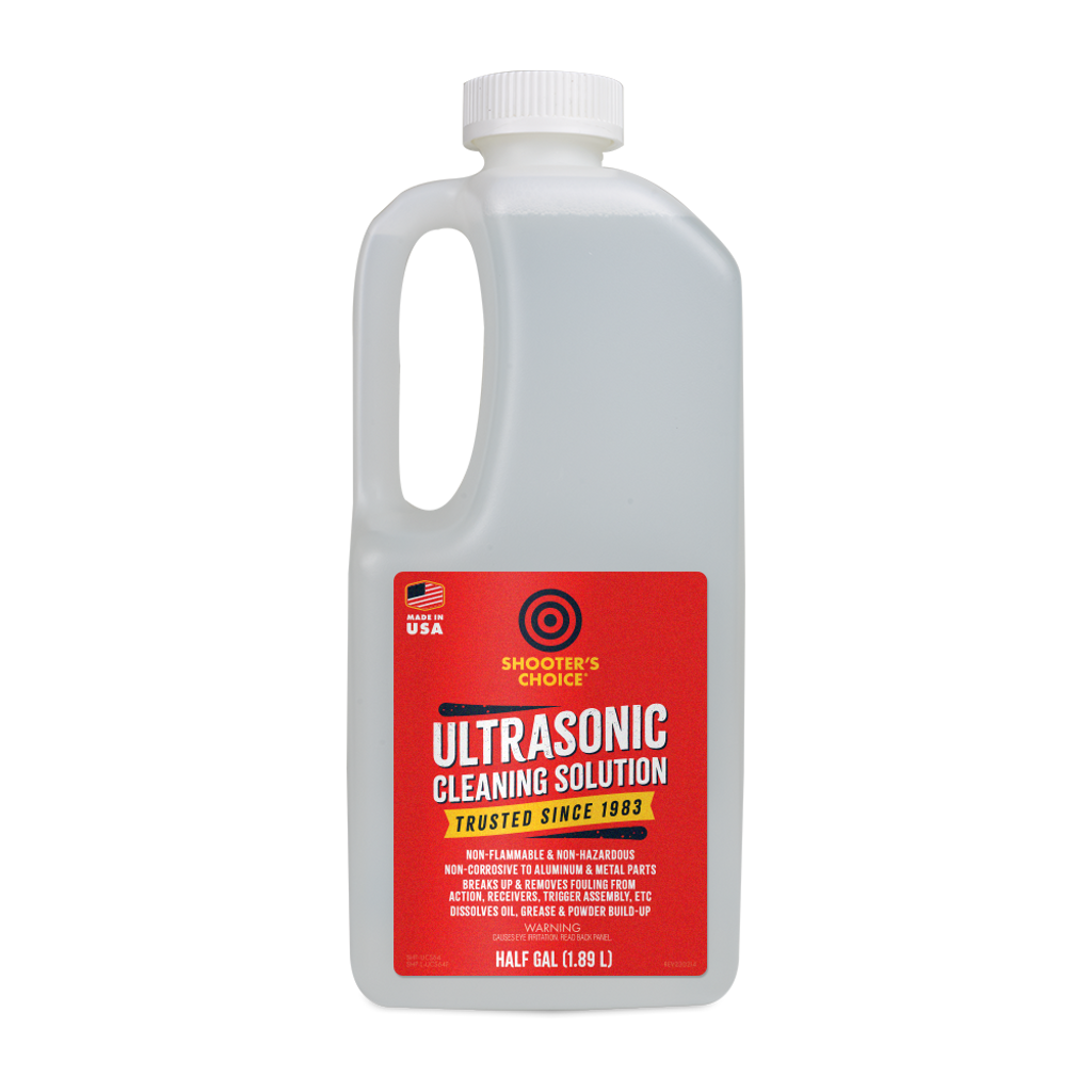 Shooter's Choice Ultrasonic Cleaning Solution - Gallon or 1/2 gallon, Gun  Cleaning