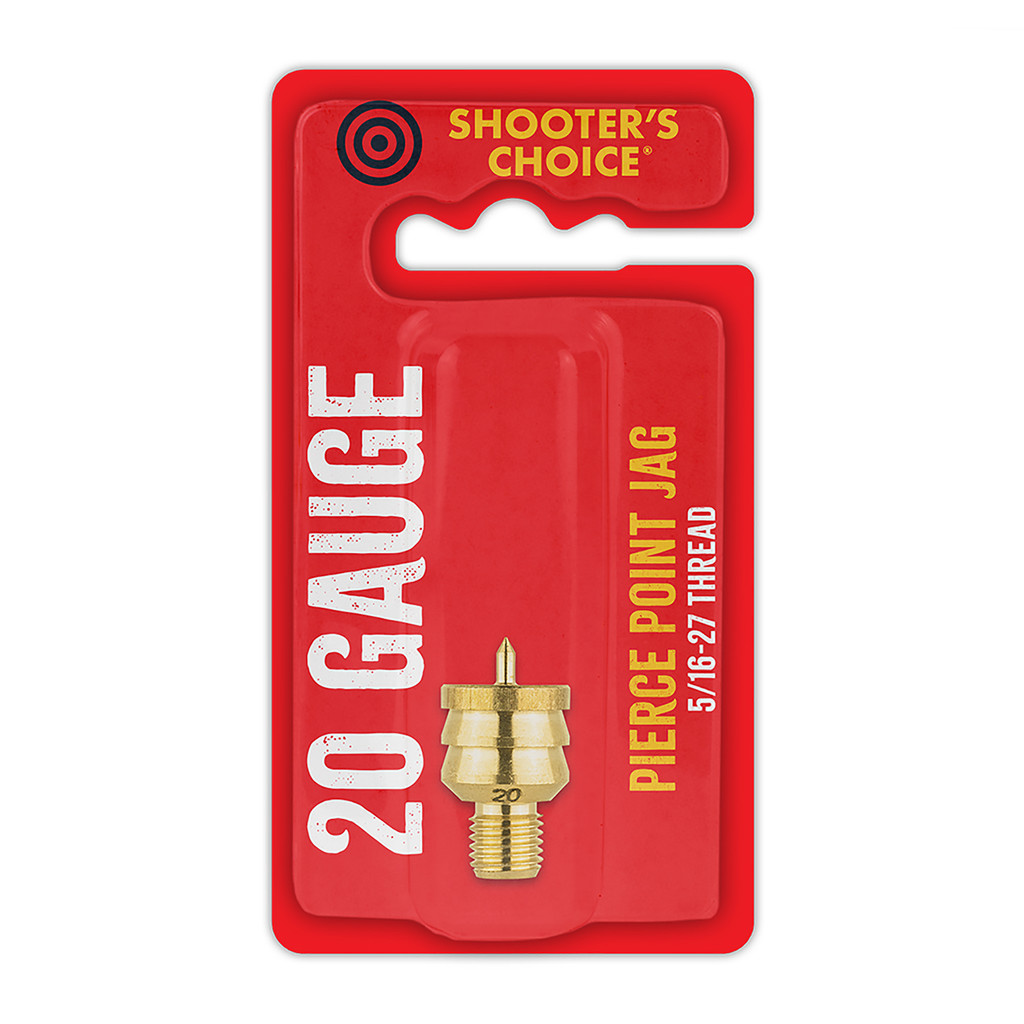 Product image of Shooter's Choice 20 Gauge Pierce Point Jag in retail packaging
