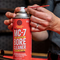 product image Shooter's Choice MC-7 Extra Strength Bore Cleaner in use