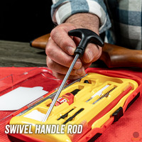 Detailed lifestyle image Shooter's Choice .22 cal Rifle Cleaning Kit, rod handle