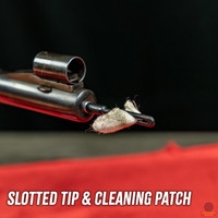 Detailed lifestyle image Shooter's Choice .22 cal Rifle Cleaning Kit, slotted tip and patch