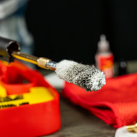 Lifestyle image of  Shooter's Choice Universal Gun Cleaning Kit in use