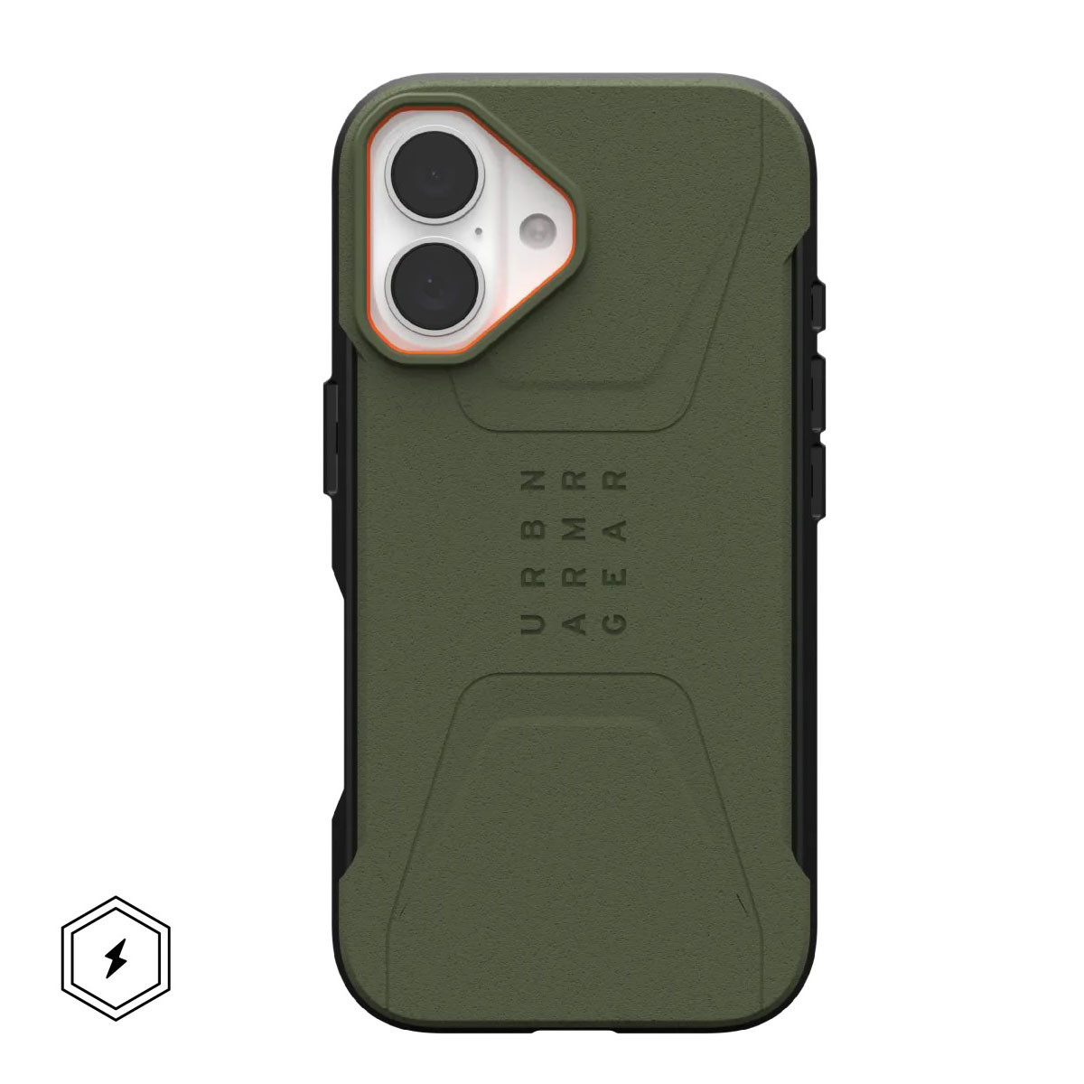 UAG Civilian MagSafe Case for iPhone 16 Olive Drab