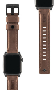 UAG Apple Watch 44"/42" Leather Strap - Brown