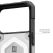 UAG Pathfinder Clear MagSafe Case iPhone 17 Pro - Ice/Silver