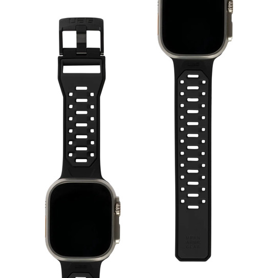 UAG Civilian Silicone Watch Strap Apple Watch 44/45/46/Ultra 49mm - Graphite/Black