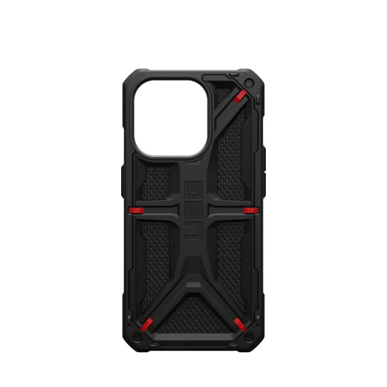 UAG Monarch Kevlar Case iPhone 15 Pro - Kevlar Black UAG Monarch Kevlar Case iPhone 15 Pro - Kevlar Black