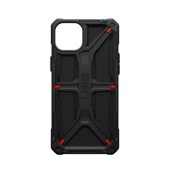 UAG Monarch Kevlar Case iPhone 15 Plus - Kevlar Black UAG Monarch Kevlar Case iPhone 15 Plus - Kevlar Black