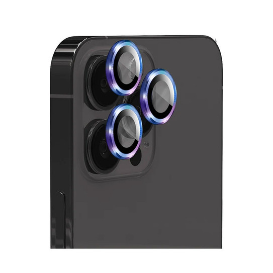 EFM Camera Lens Armour iPhone 15 Pro/15 Pro Max - Rainbow Nirvana