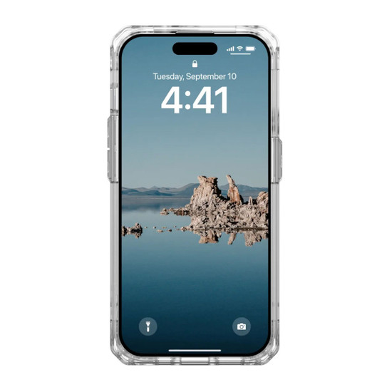 UAG Plyo MagSafe Case iPhone 15 Pro - Ice/Silver