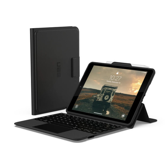 UAG Integrated Bluetooth Keyboard With Trackpad iPad 10.2" 7th/8th/9th Gen - Black