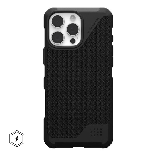UAG Metropolis LT Magsafe Case iPhone 16 Pro Max - Kevlar Black UAG Metropolis LT Magsafe Case iPhone 16 Pro Max - Kevlar Black