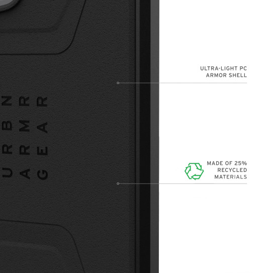 UAG Civilian Case Samsung Galaxy S25 Ultra - Black UAG Civilian Case Samsung Galaxy S25 Ultra - Black