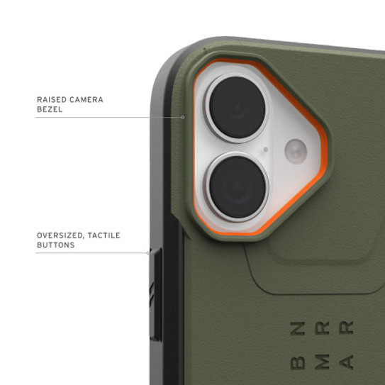 UAG Civilian Case iPhone 17 - Olive/Orange UAG Civilian Case iPhone 17 - Olive/Orange