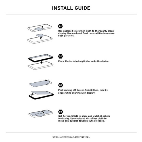 UAG Shield Screen Protector iPhone 17 Pro - Clear