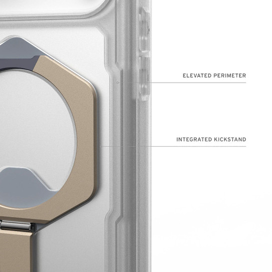 UAG Plasma XTE MagSafe Case iPhone 17 Pro Max - Clear/Titanium UAG Plasma XTE MagSafe Case iPhone 17 Pro Max - Clear/Titanium