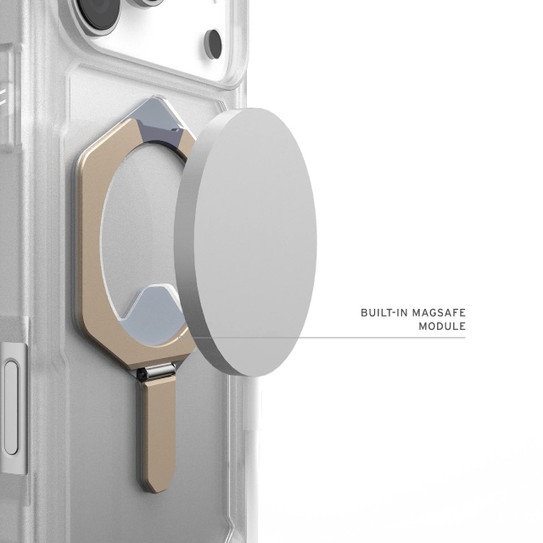 UAG Plasma XTE MagSafe Case iPhone 17 Pro Max - Clear/Titanium UAG Plasma XTE MagSafe Case iPhone 17 Pro Max - Clear/Titanium