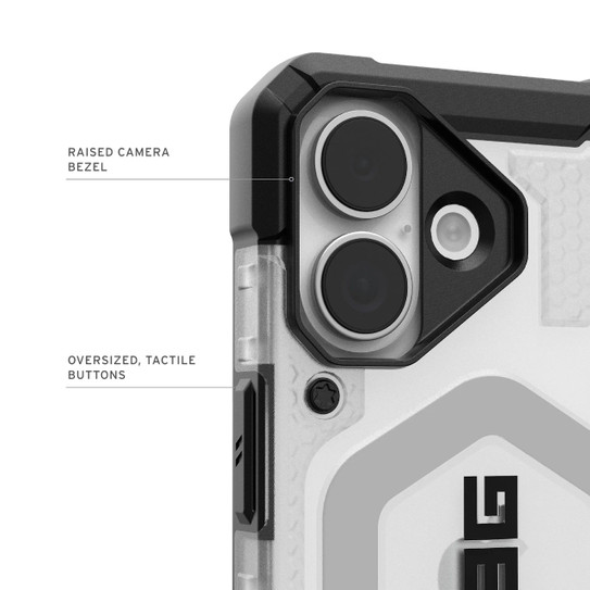 UAG Pathfinder Clear MagSafe Case iPhone 17 - Ice/Silver UAG Pathfinder Clear MagSafe Case iPhone 17 - Ice/Silver
