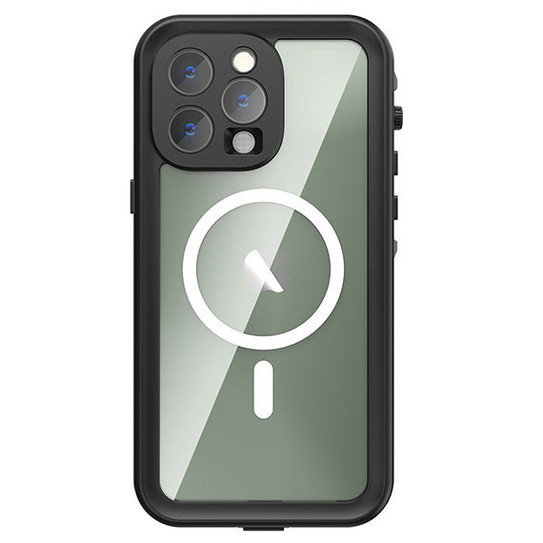 Krakatoo Dot WaterProof Case iPhone 14 Pro - Black/Clear