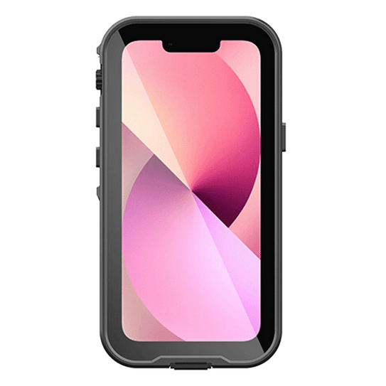 Krakatoo Dot WaterProof Case iPhone 13 Mini  - Black/Clear