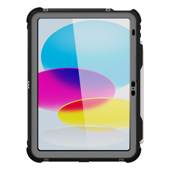 Krakatoo Shellbox WaterProof Case iPad A16 11" 11th Gen (2025)/iPad 10.9" (10th Gen) 2022 - Black/Grey