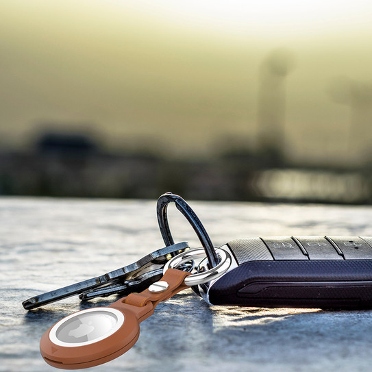 Krakatoo WaterProof Case AirTag - Brown