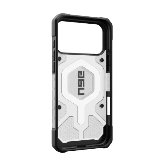UAG Pathfinder Clear MagSafe Case iPhone 17 Pro - Ice/Silver